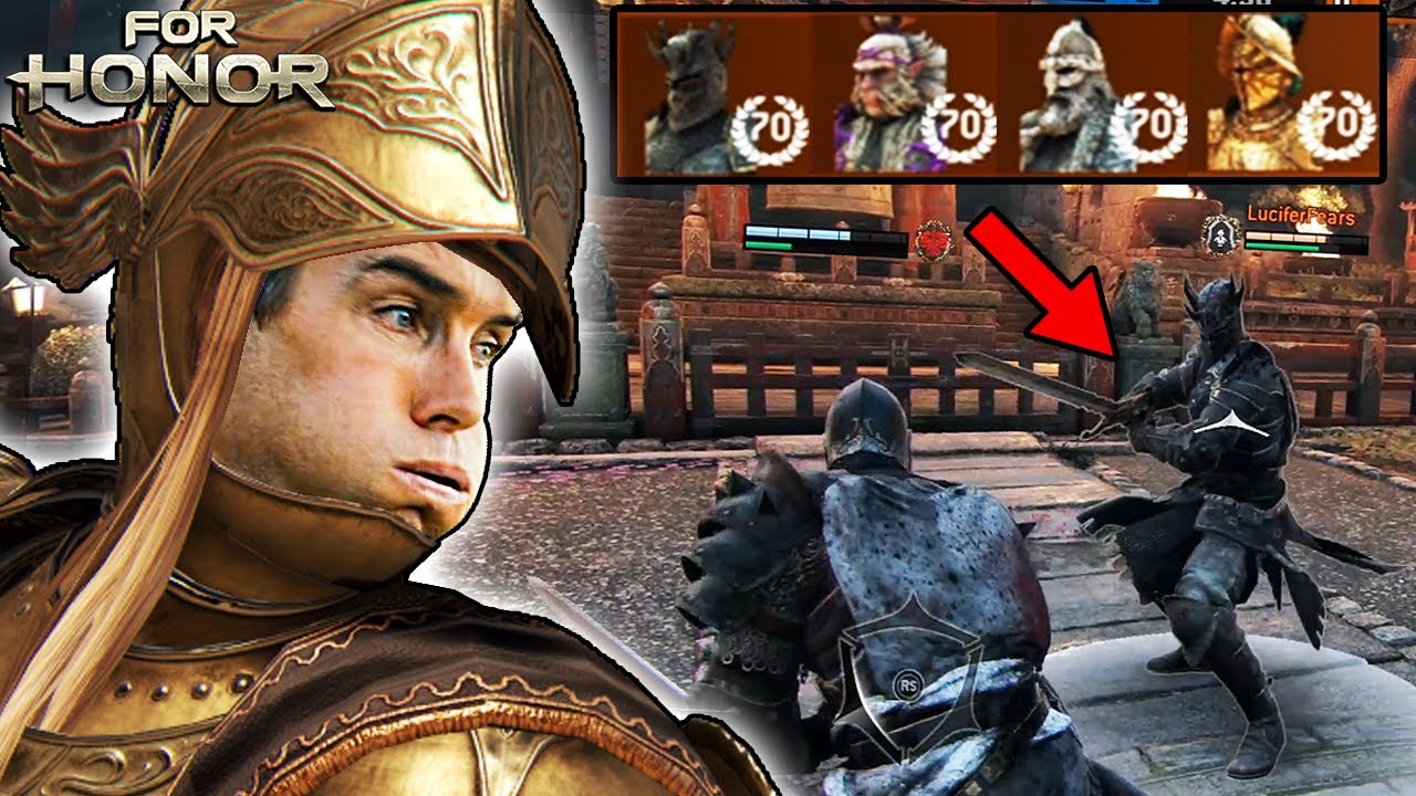 Rep 1000+ brought ALL his Rep 70's for me 😰 | For Honor