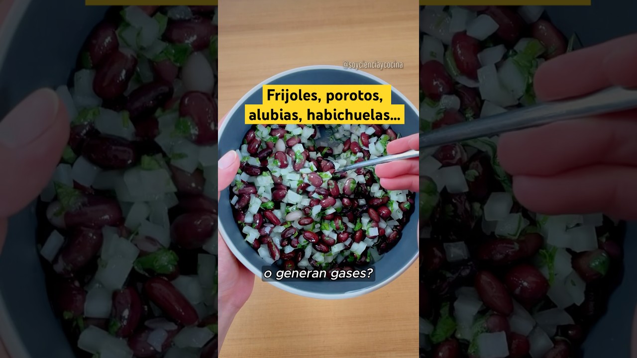 Legumbres: c&oacute;mo evitar hinchaz&oacute;n y gases? #cienciaycocina #shorts