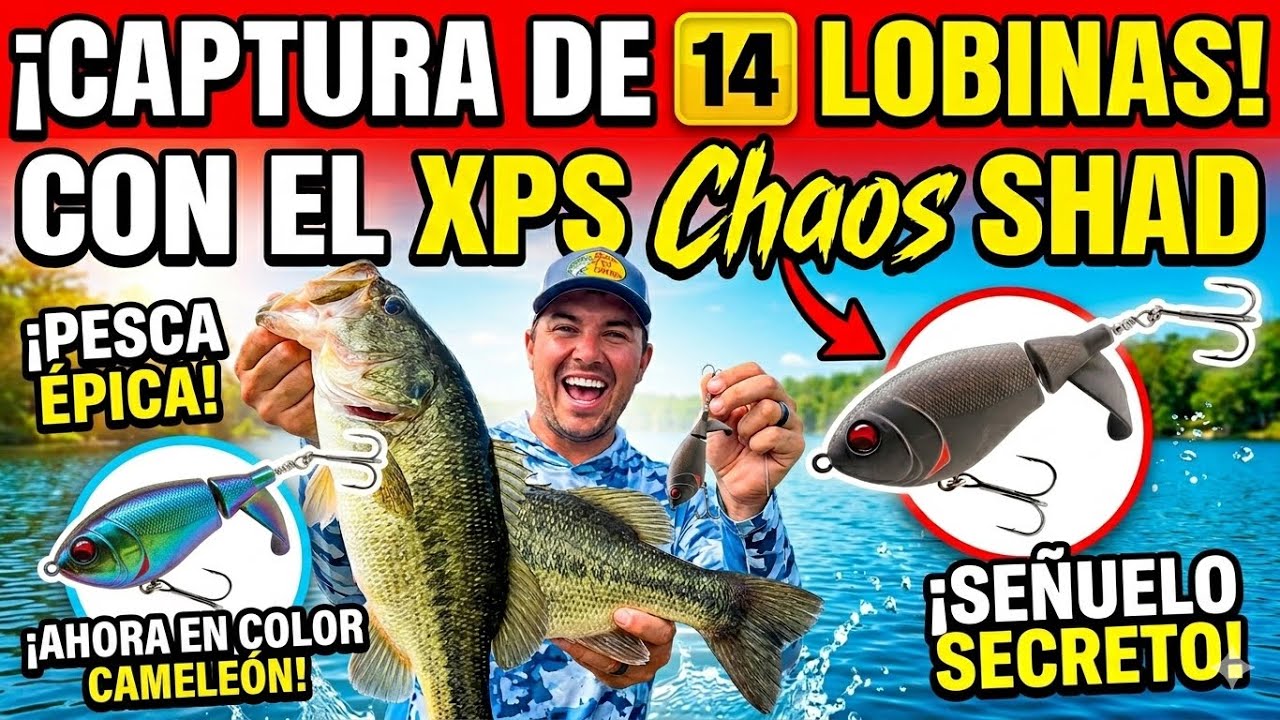 14 Lobinas con el XPS CHAOS SHAD 
