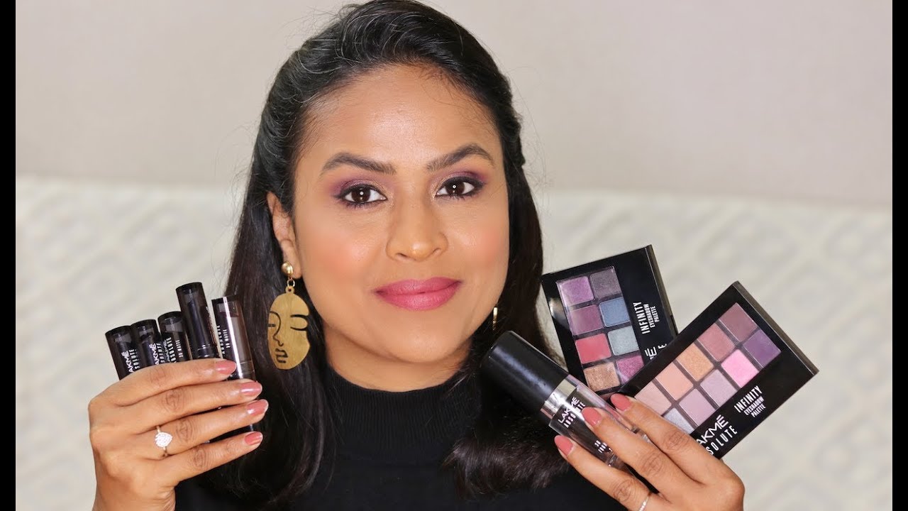 Swatches Lakme Absolute 3D Lipsticks + Foundation & Eyeshadow Palettes Review & Swatches