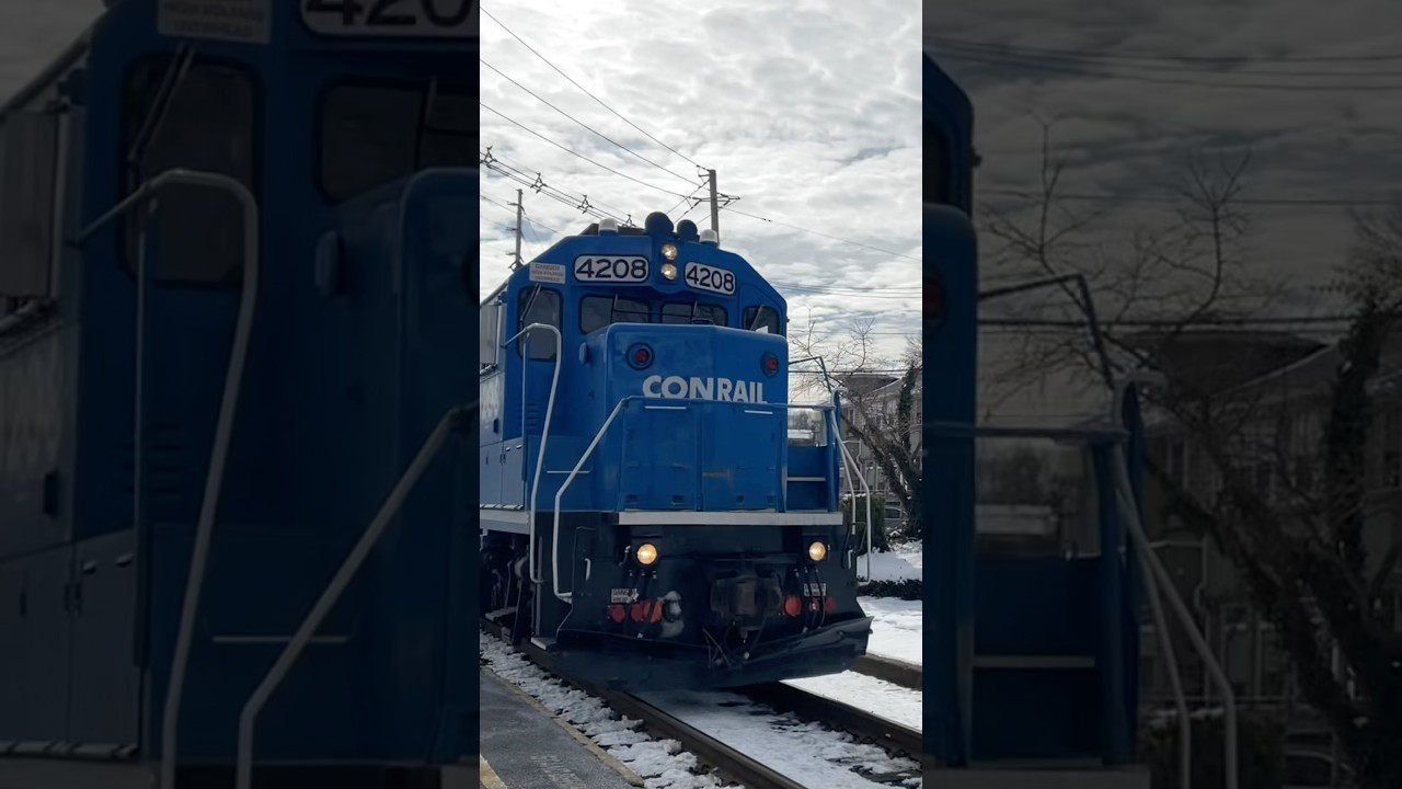 NJT&rsquo;s Conrail Heritage Unit Arrives In Emerson (1/25/25)