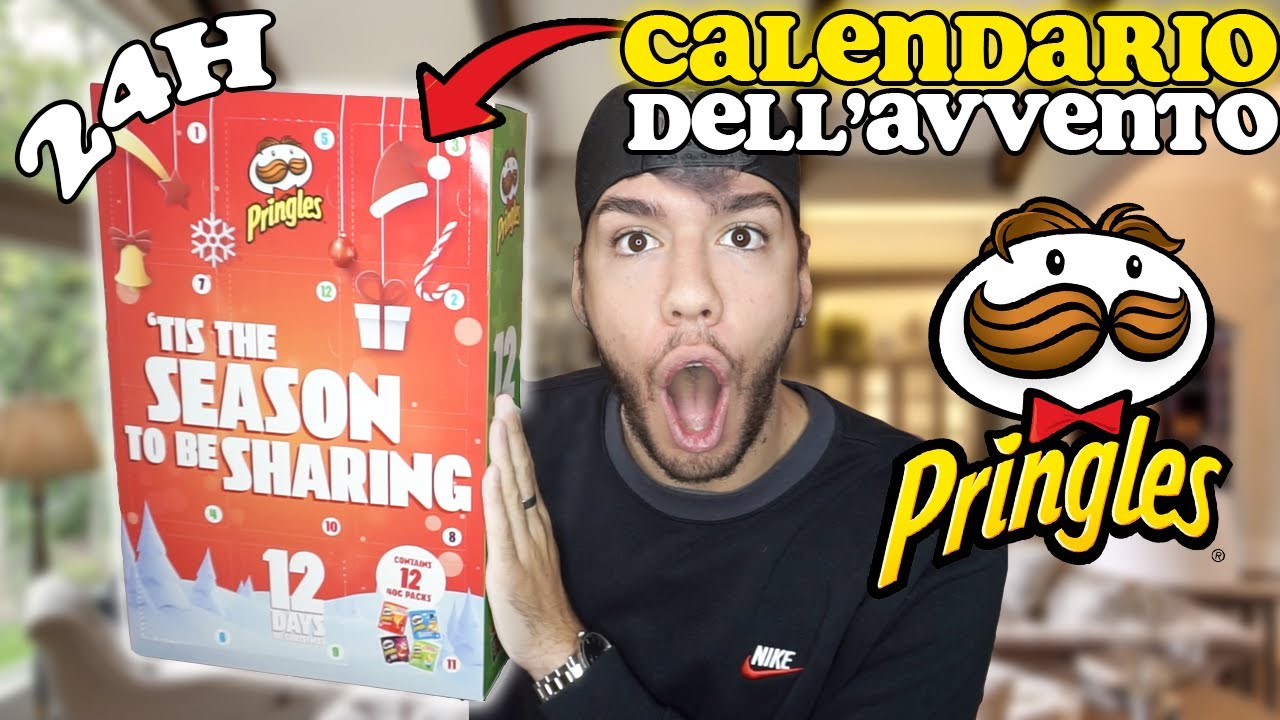 MANGIO SOLO IL CALENDARIO DELL'AVVENTO DI PRINGLES PER 24 ORE!!!