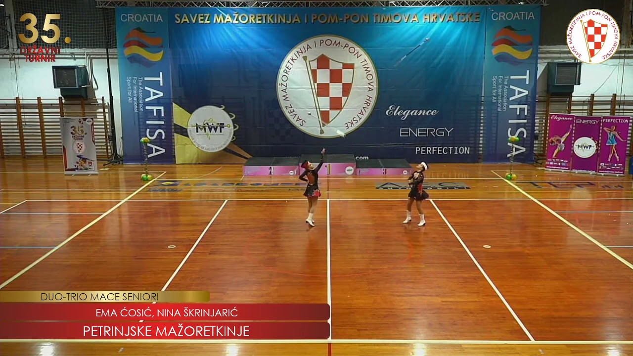 2020. SMPTH 35. DRŽAVNI TURNIR: DUO-TRIO MACE SENIORI, PETRINJSKE MAŽORETKINJE