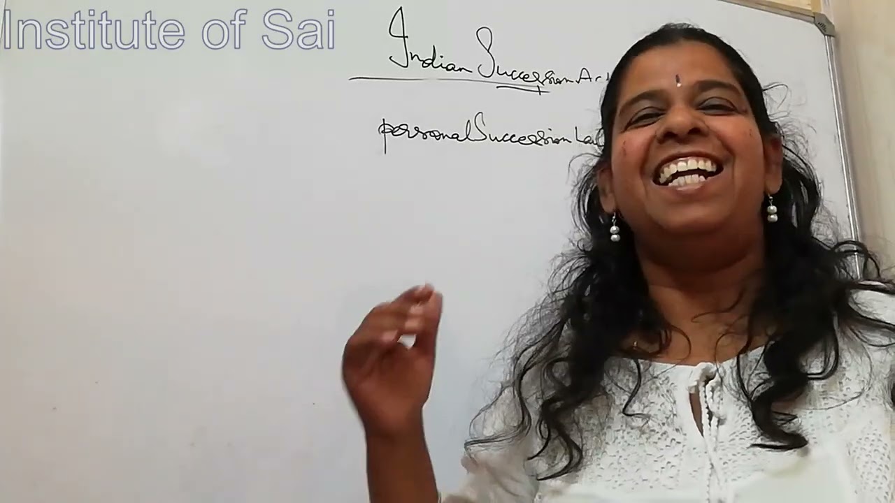 Lecture 2 Indian Succession Act