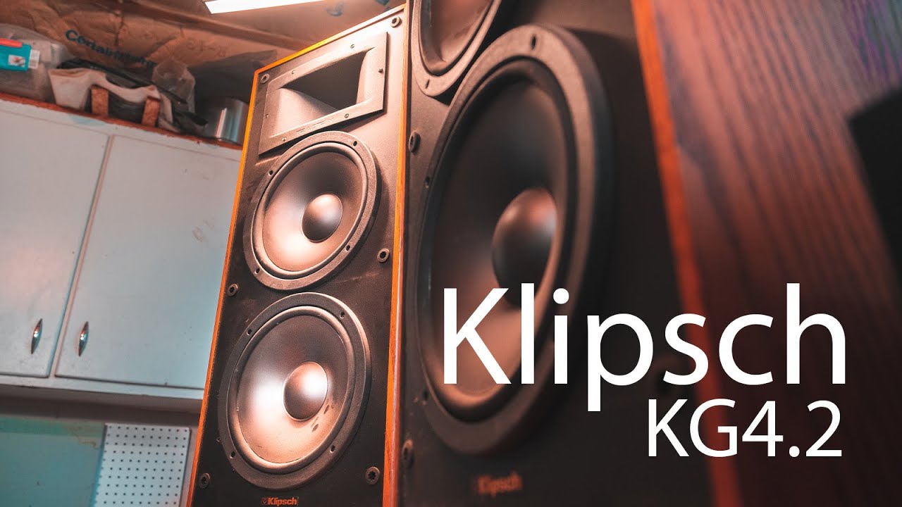 Эти колонки Klipsch KG 4.2 нуждаются в уходе (кроссовер и резиновый подвес)