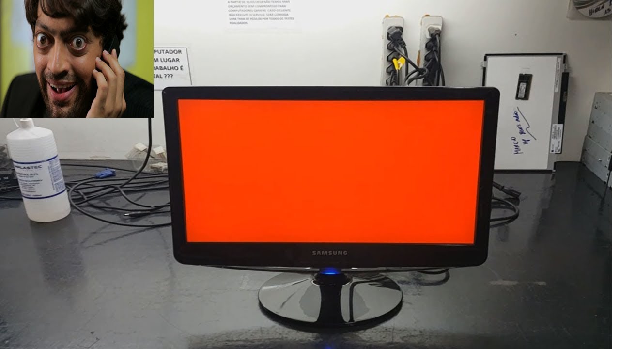 Monitor Samsung alternando as cores - Resolvido passo a passo.