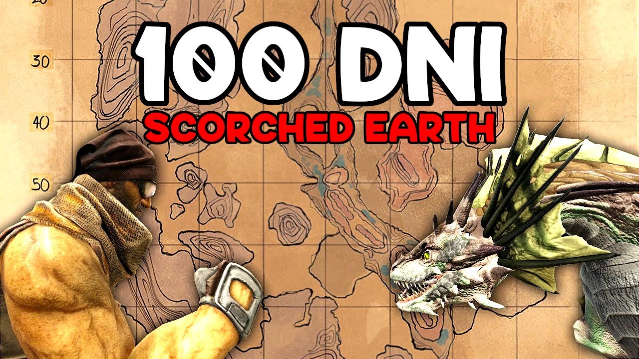 Prežil som 100Dní v ARK SURVIVAL EVOLED na mape Schorched Earth