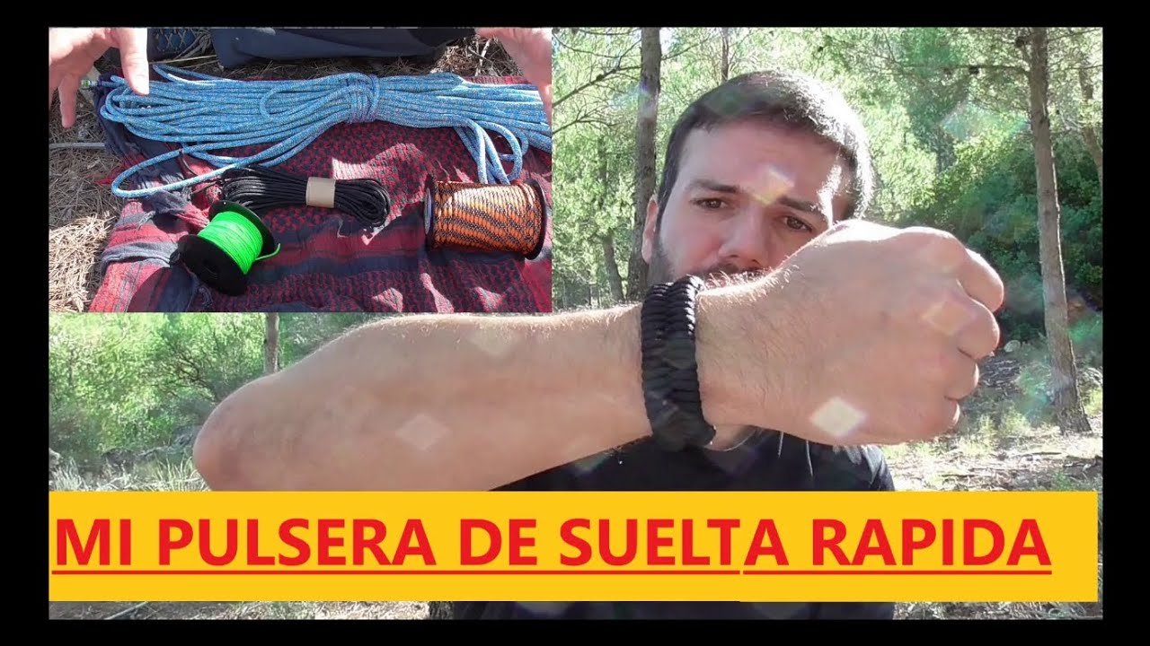 PARACORD EU, Y PULSERA DE PARACORD 550 FISHING & FIRE,