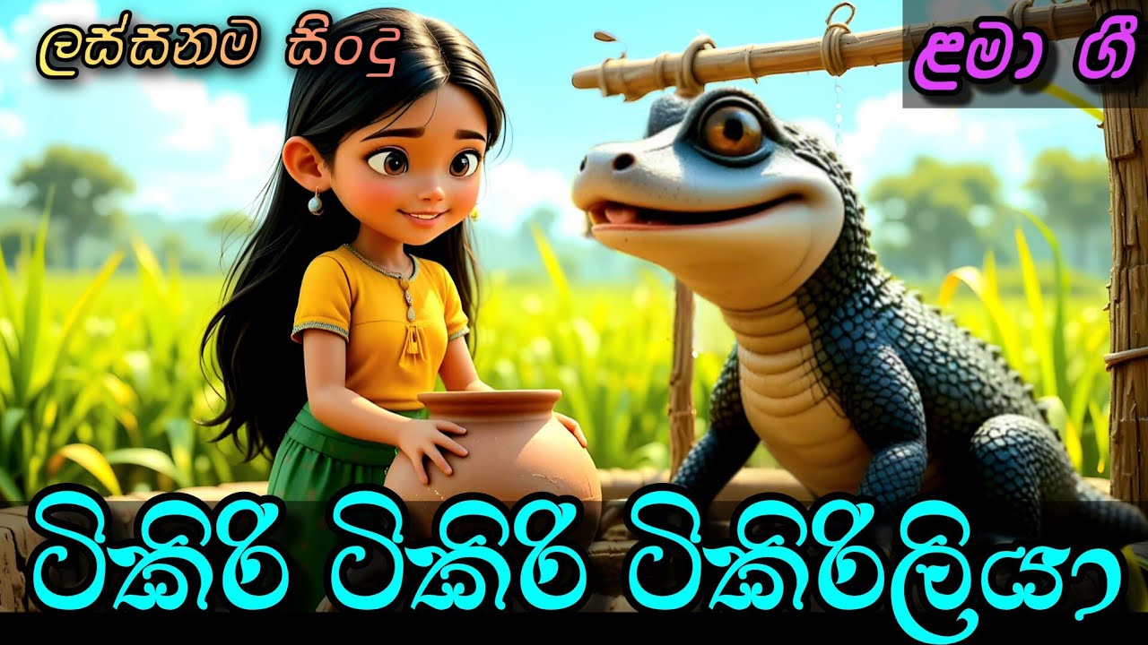 Tikiri Tikiri Tikiri Liya| ටිකිරි ටිකිරි ටිකිරිලියා | Kids Song | Sinhala Lama Geetha | ළමා ගීත