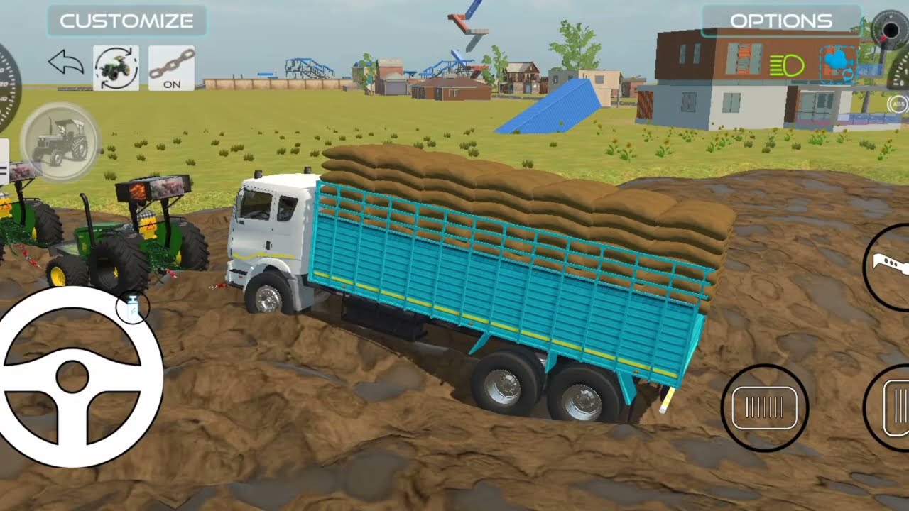 Dono Tractor Ne Nikala Ak Truck 🚛 Ko Kichad Se