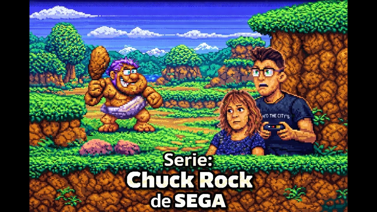 serie: Chuck Rock 1 de SEGA - PARTE 1