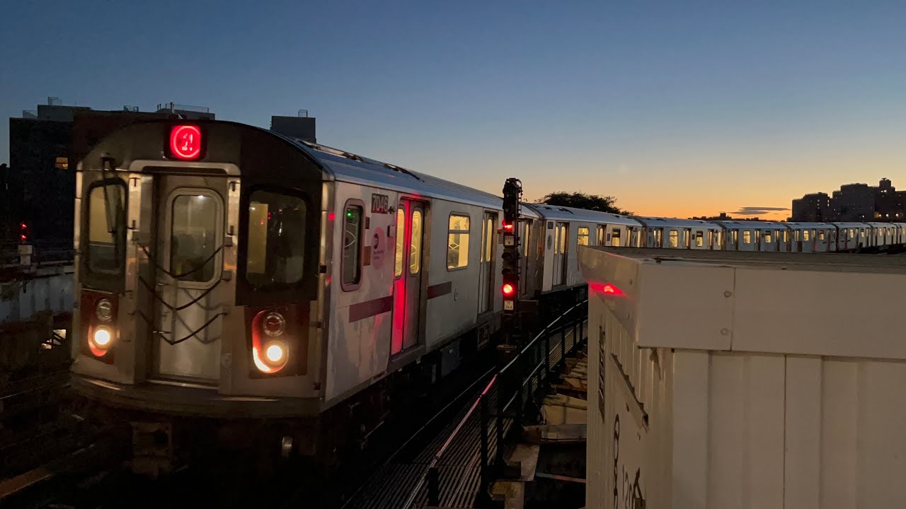 IRT White Plains Rd Line: R142 (2) Local and (5) Local / Express Trains @ East 180th Street