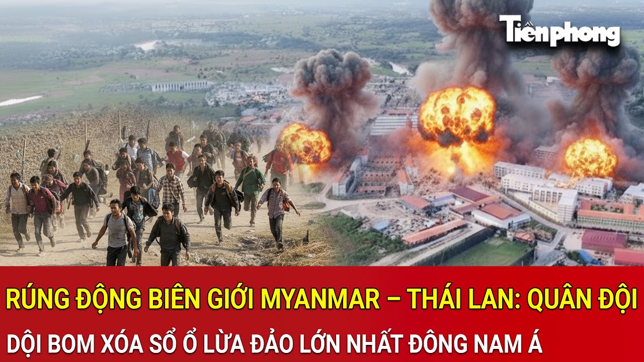 Rúng động biên giới Myanmar – Thái Lan: Quân đội dội bom xóa sổ ổ lừa đảo lớn nhất Đông Nam Á