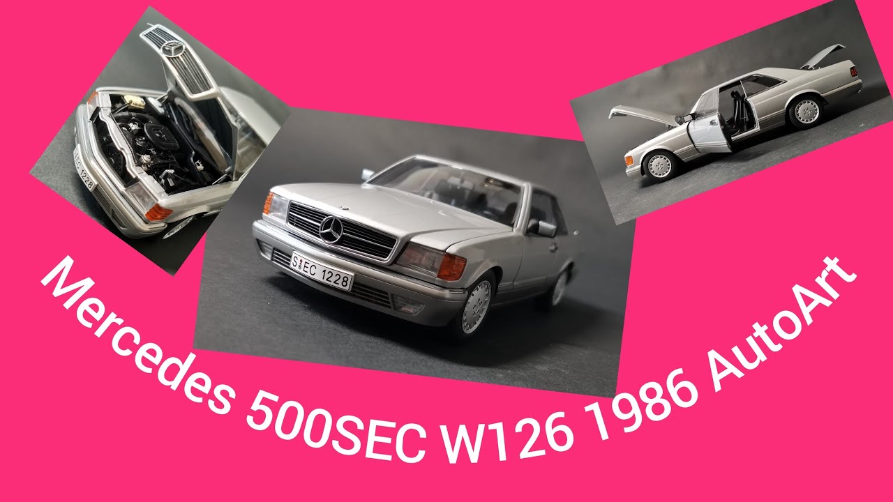 Mercedes 500SEC W126 1986 AutoArt