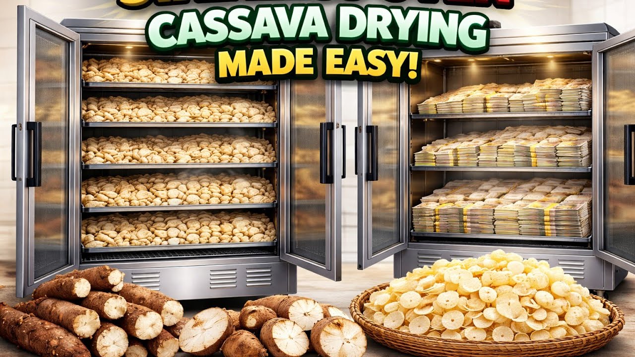cassava drying made easy: the ultimate cassava dehydrating machine