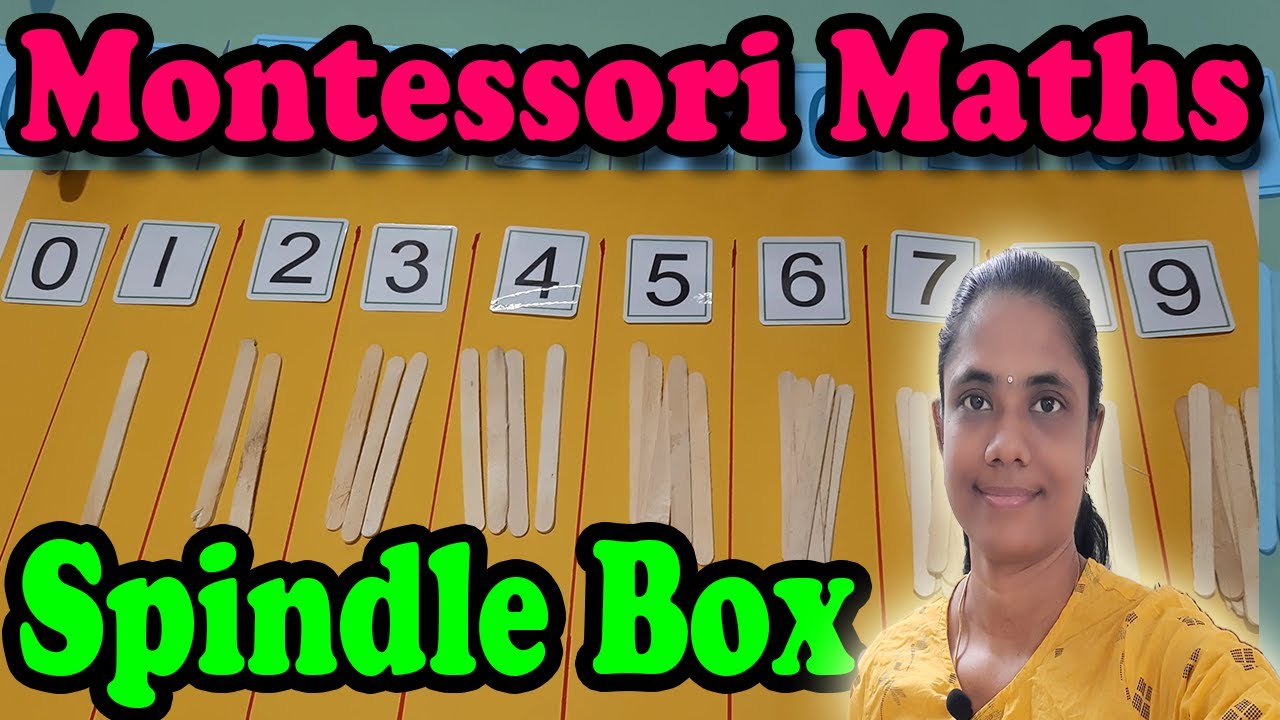 3-Montessori Math Lesson 3|Spindle Box|Montessori Activity for Kids|Katral Elithu