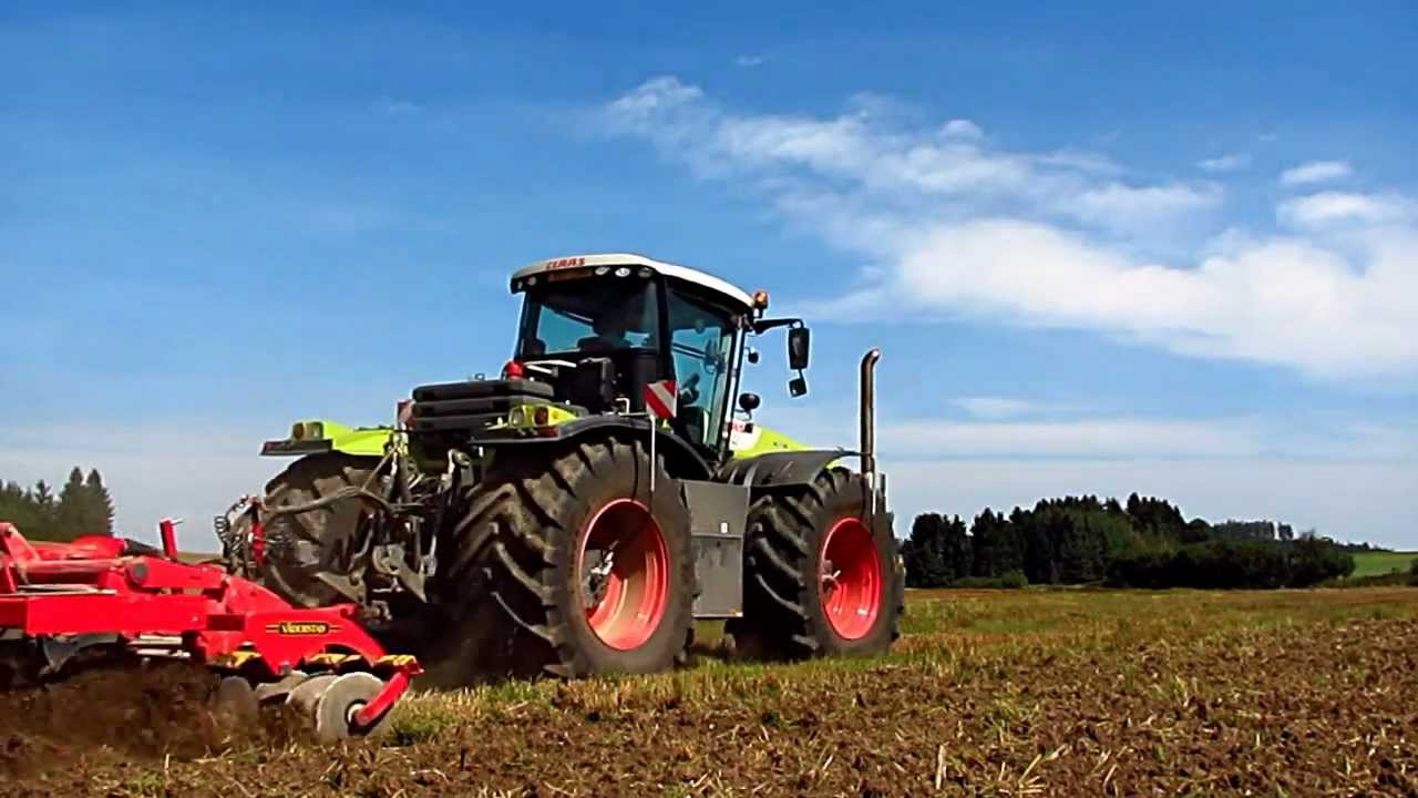 CLAAS Xerion 5000 TRAC + Väderstad TopDown 600