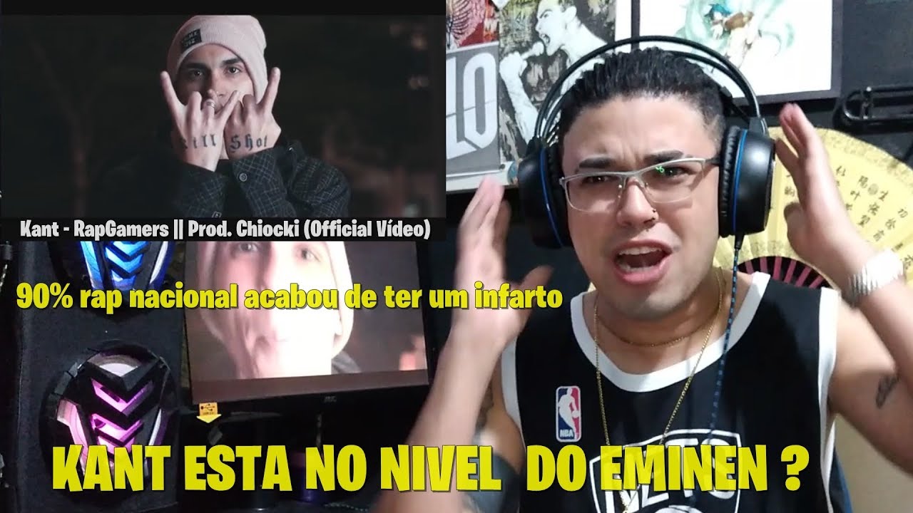 Kant - RapGamers || Prod. Chiocki (Official V&iacute;deo) React  90% rap nacional acabou de ter um infarto