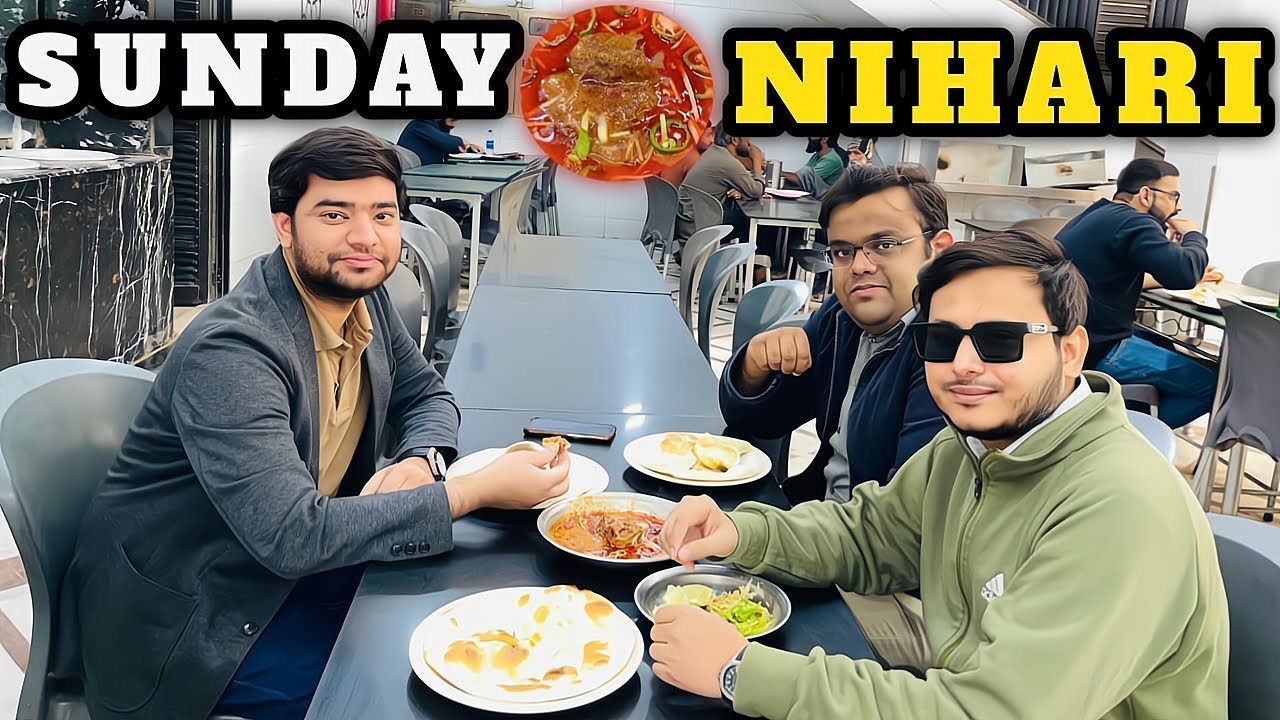 😍 SUNDAY 🌞 NIHARI 🥘 SEEN ON 💥|| NEIGHBOURS K Liye Beh Halwa Pori Pack 📦 Karwa Li 💁‍♂️ ❤️😍