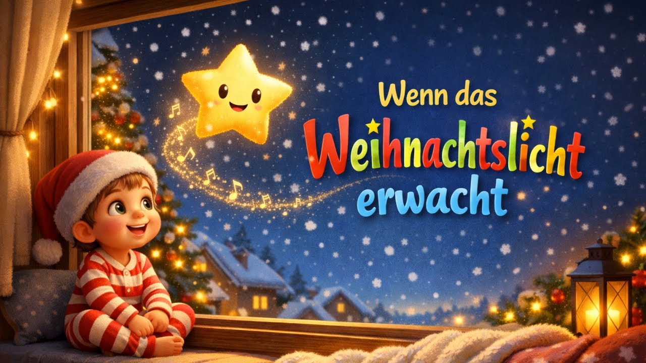Wenn das Weihnachtslicht erwacht – schönes Weihnachtslied für Kinder ✨🎄