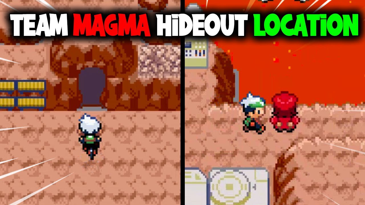 ГДЕ НАЙТИ УБЕЖИЩЕ КОМАНДЫ МАГМАС В POKEMON EMERALD