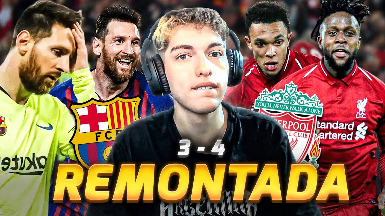 BARCELONA 3 LIVERPOOL 4 (2019) - LA REMONTADA EPICA EN ANFIELD - SEMIFINAL DE CHAMPIONS