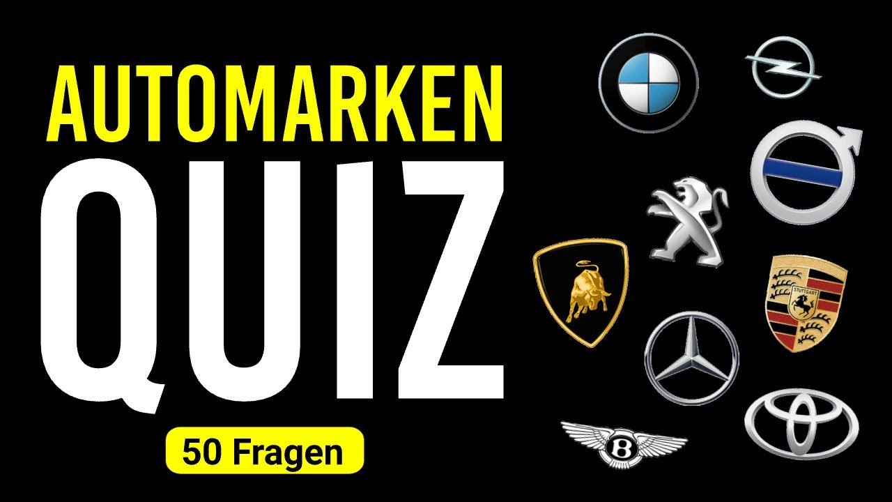Das große Automarken-Quiz! Kannst du alle 50 Automarken erraten?