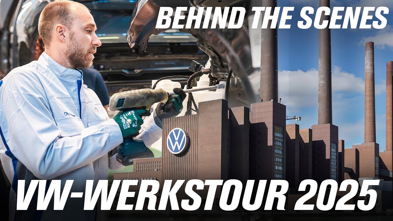 Ein Blick hinter die Kulissen der VW-Produktion 🚘💚 | BTS mit den Wölfen auf Werkstour 2025 ⚙️