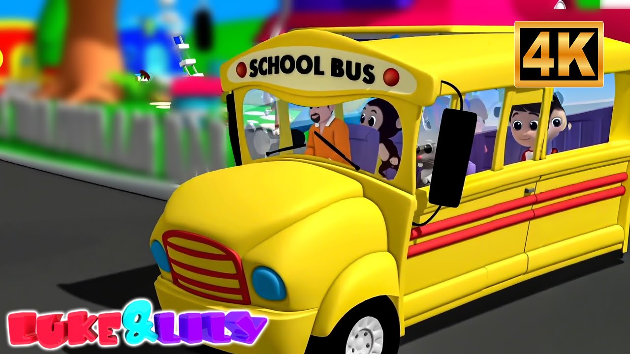Ruote sull'autobus | Di piu Canzoni prescolari per bambini - Luke And Lily