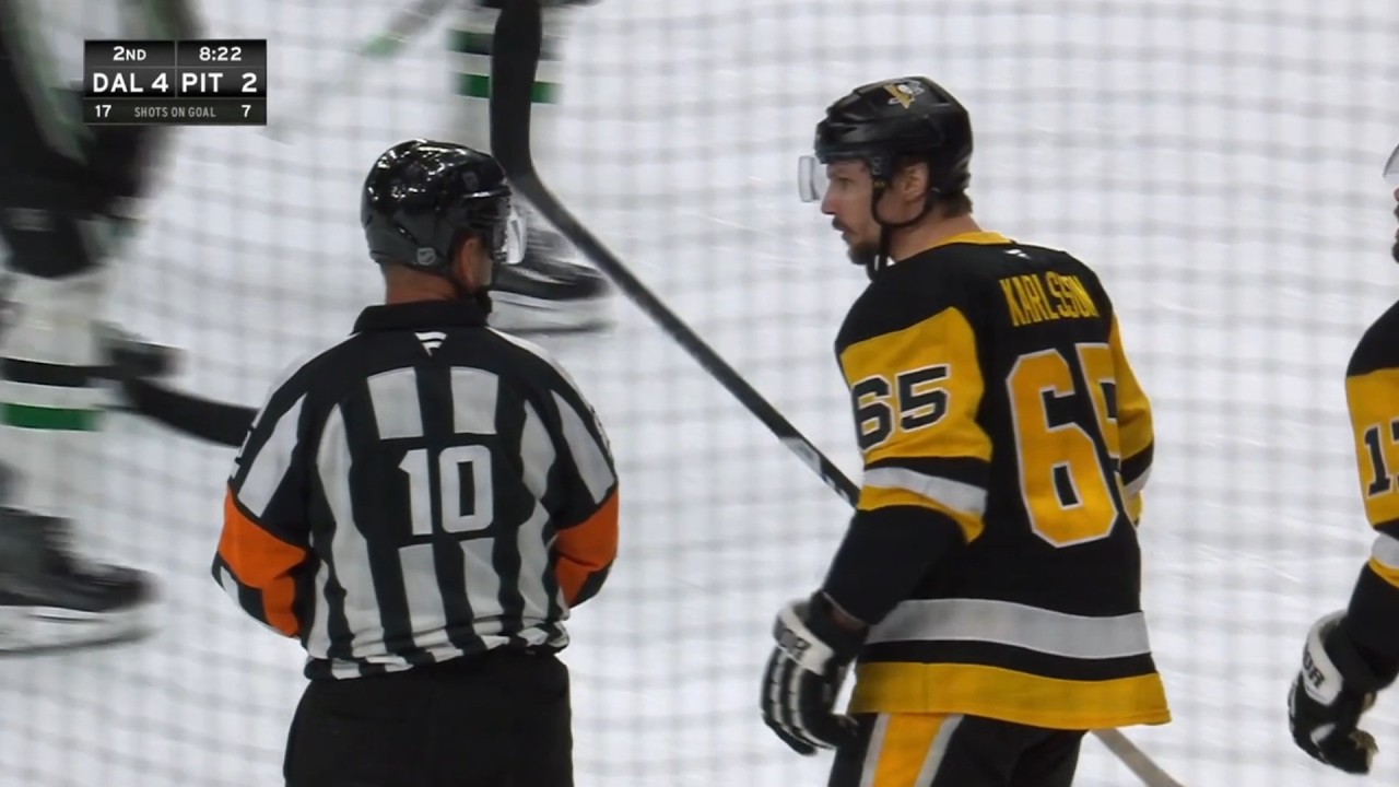 Hot Mic Moment: Erik Karlsson Crashes Out On Ref #request