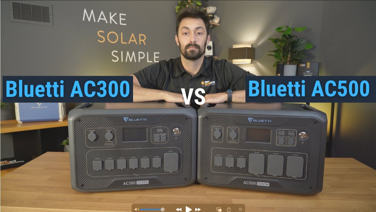 Bluetti AC300 против Bluetti AC500 – полное сравнение и разбор солнечных генераторов