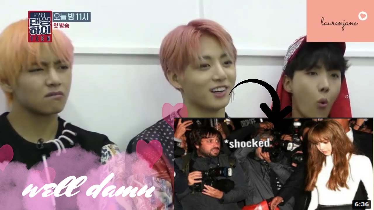 BTS reaction to Fans meet Blackpink