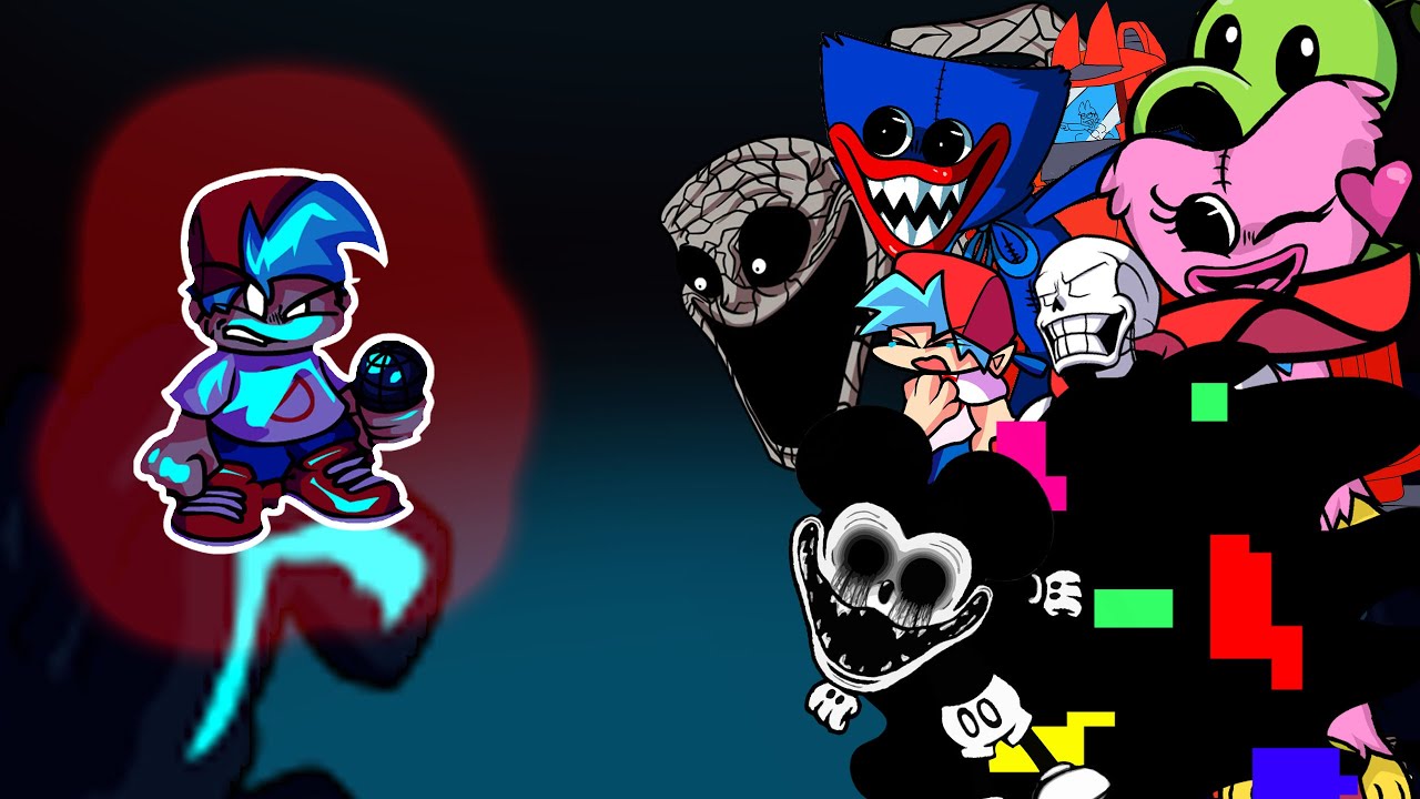 FNF Callout - Vs Twitter Feud (Demo!) But Different Characters Sing It🎵 Everyone(New Character)
