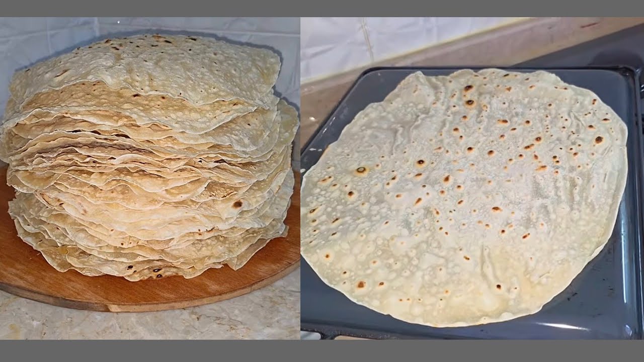 👉Fırın tepsisi varsa kuru yufka yapalım 👉Uzun süre bayatlamayan kuru yufka #trending #bread  