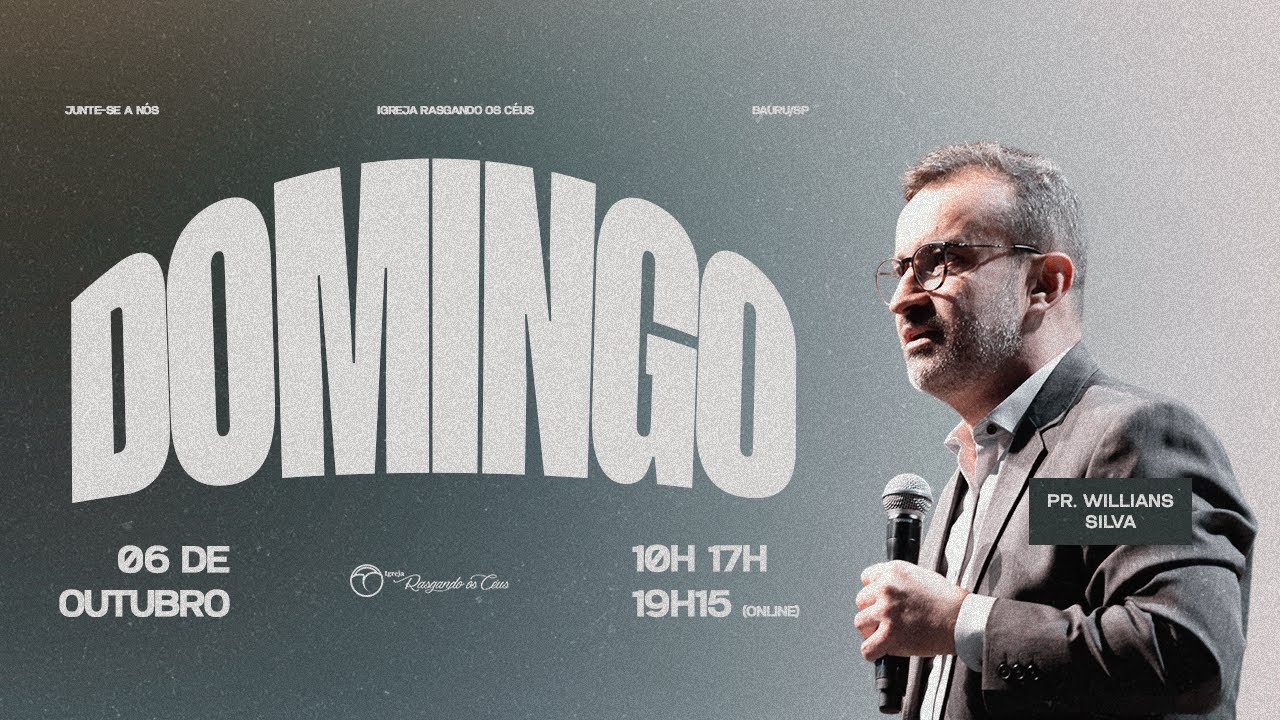 ⭕ LIVE | Pr. Willians Silva | Igreja Rasgando os Céus | 06/10/2024