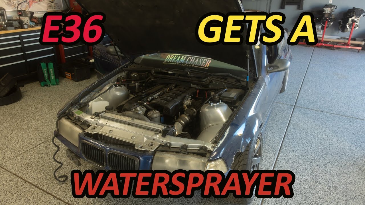 E36 | Installing a radiator water sprayer!!