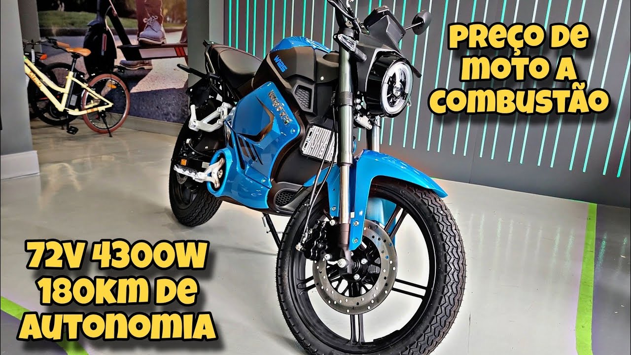5 anos de COMBUSTÍVEL garantido, é o que essa MOTO de 4300W promete (Watts W125)
