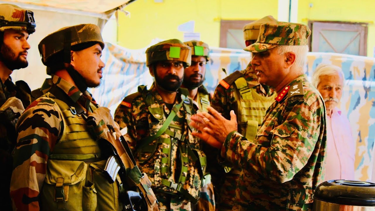 Corps Commander meets PARA, GORKHA & SIKH LI Jawans