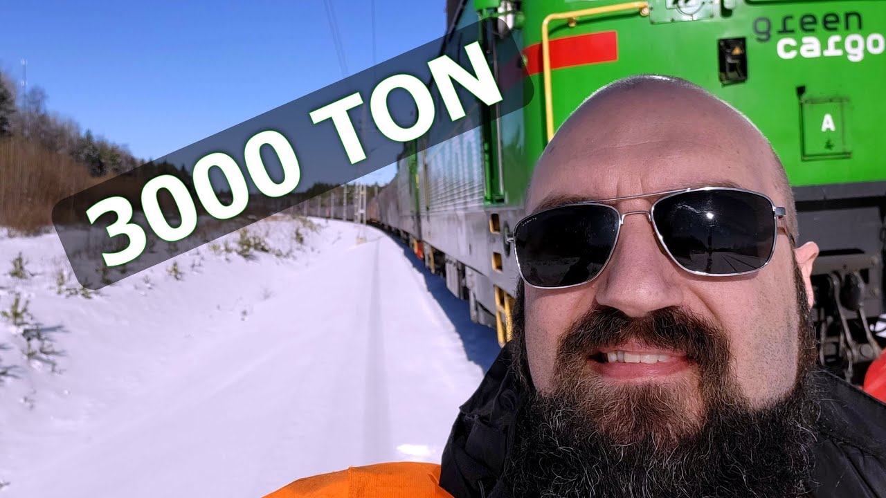 Tungt Tåg i perfekta förhållanden