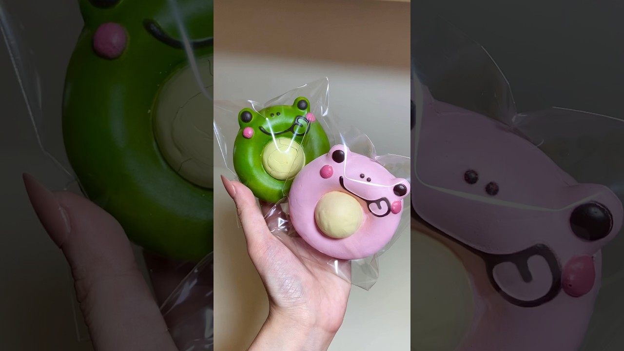 Cute Frog Donuts 🐸💕 #shorts