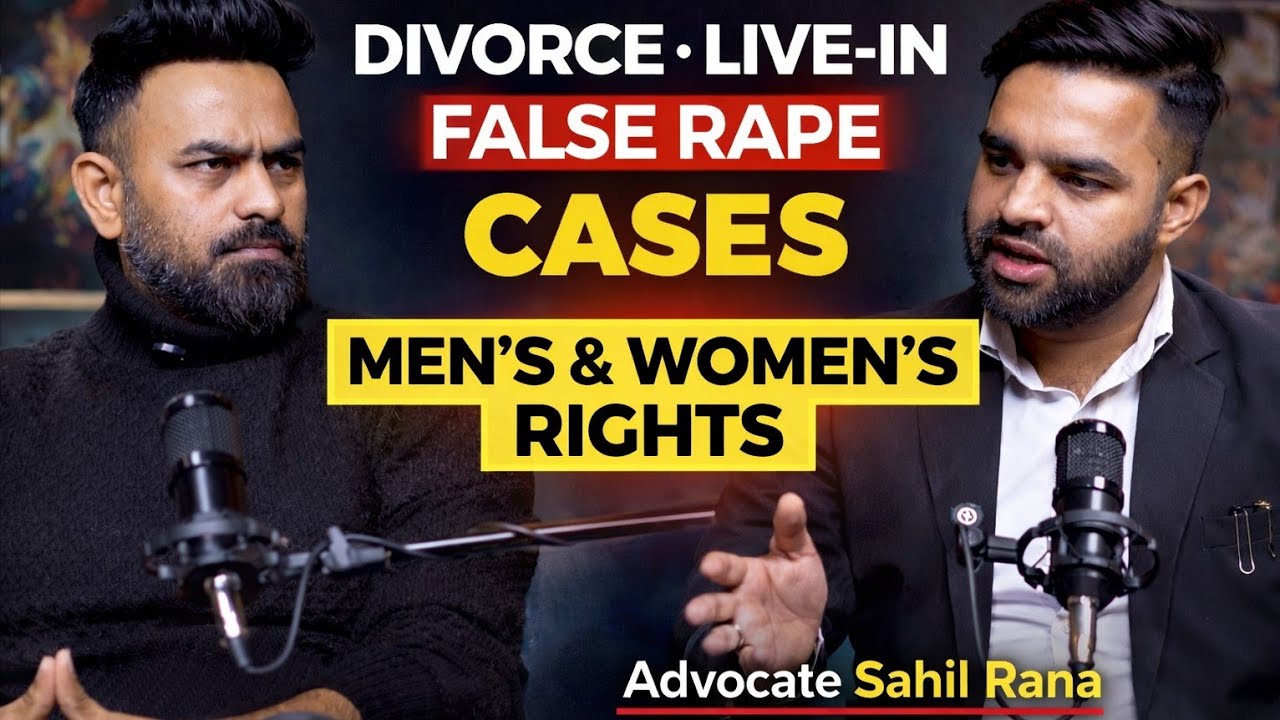 Divorce, Live-In & False Rape Cases EXPLAINED | Advocate Sahil Rana on Men’s & Women’s Rights