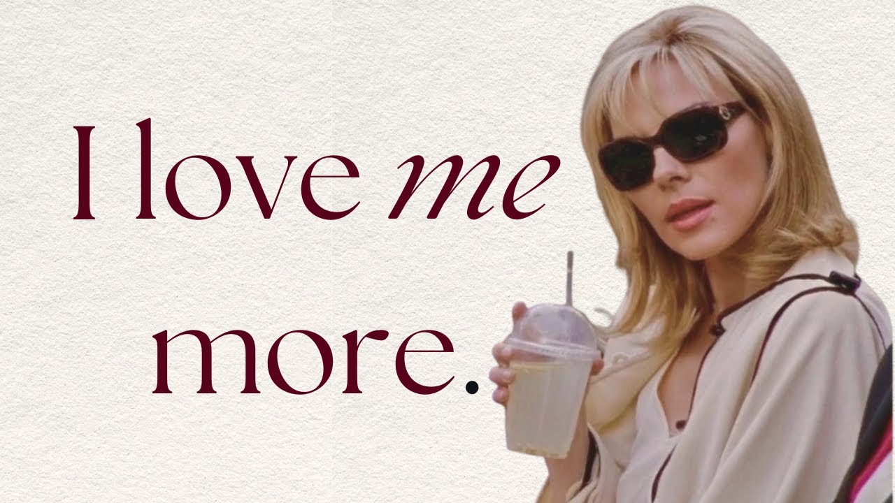 I love you, but I love me more.