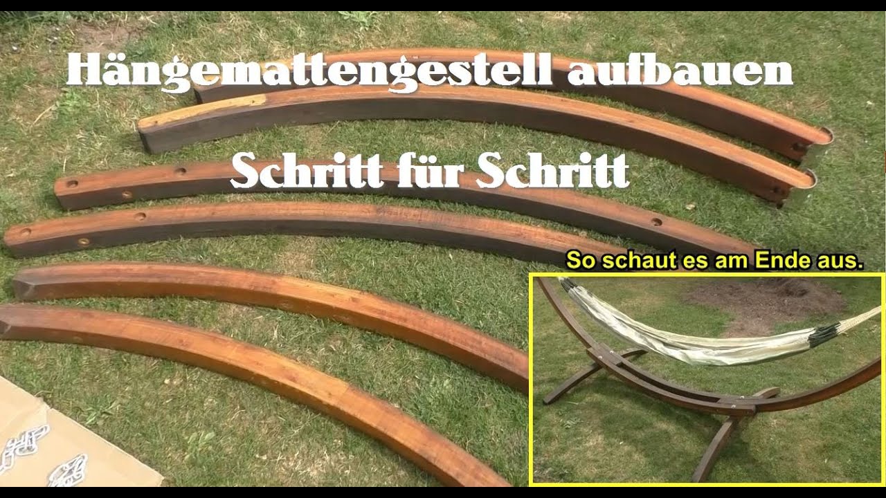 Hängemattengestell Elipso La Siesta aufbauen ✅  Gestell Hängematte zusammenbauen #diy