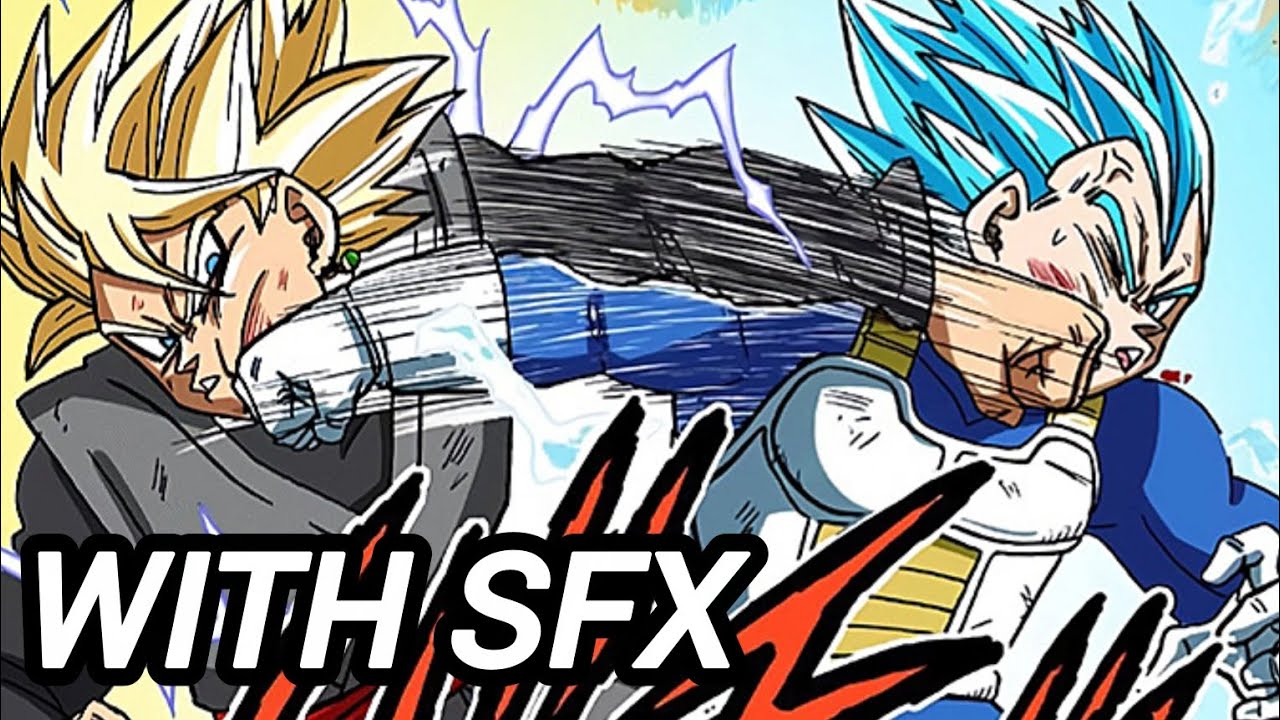 Vegeta vs Goku Black Super Saiyan Part 2