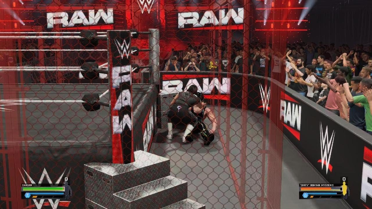 Danger Vs Dirty Dominik Mysterio Hell In A Cell 2 Out Of 3 Falls