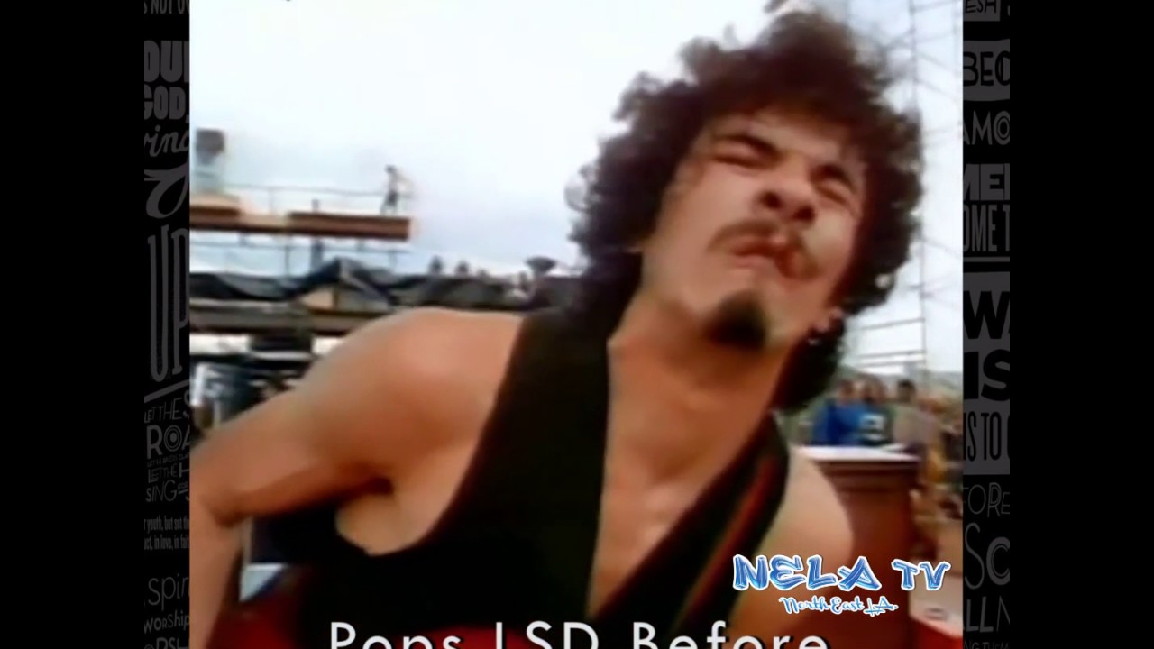 Carlos Santana Pops LSD at WoodStock