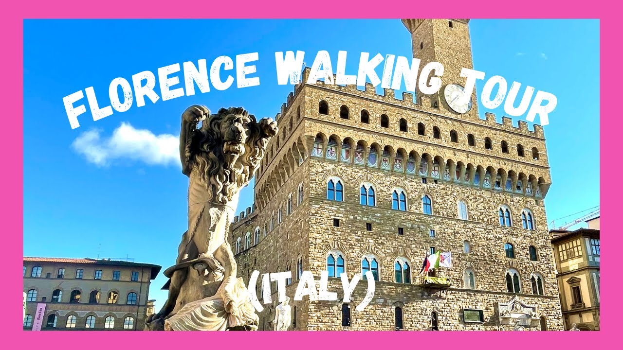Florence Walking Tour, from Santa Maria Del Fiore Cathedral to Ponte Vecchio | ASMR | 4K | Italy 🇮🇹