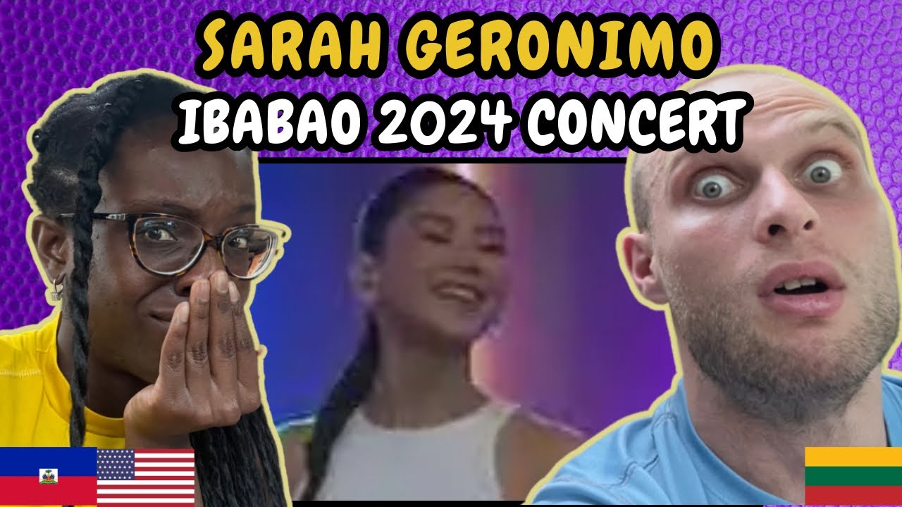 REACTION TO Sarah Geronimo - Live Performance in Northern Samar IBABAO 2024 | FIRST TIME WATCHING