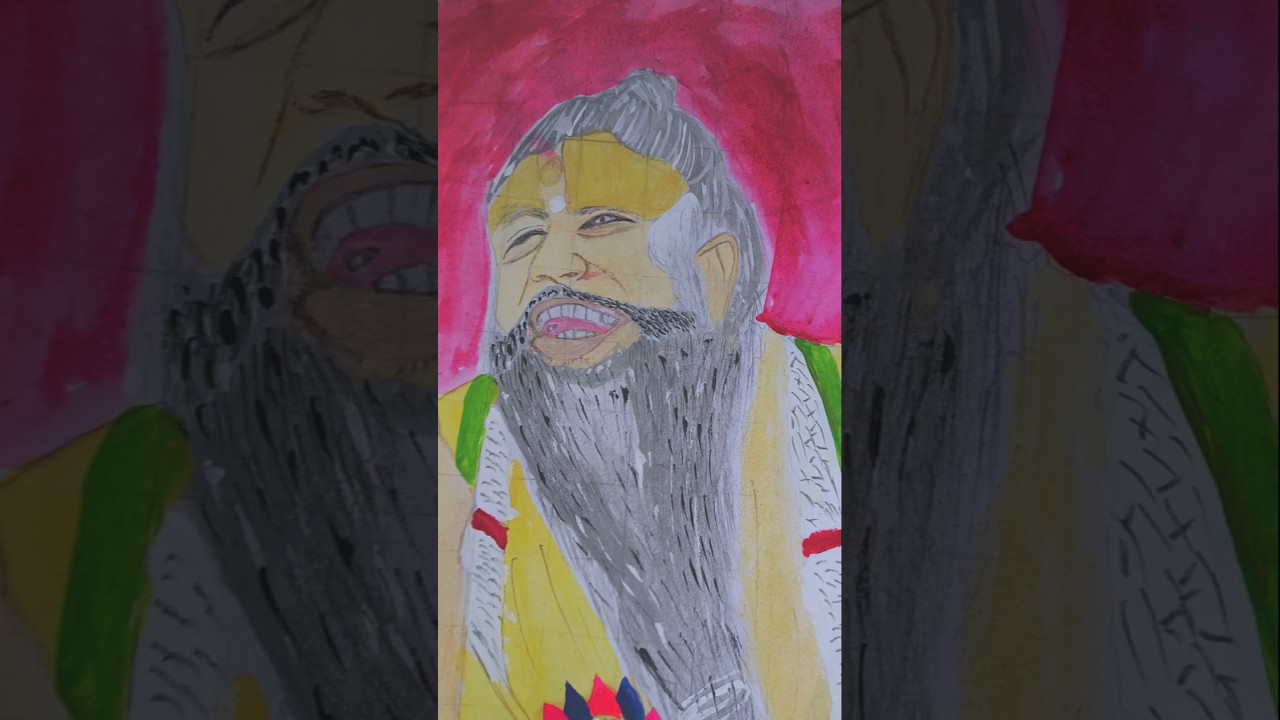 Premanand Ji Maharaj Drawing, 🌸 