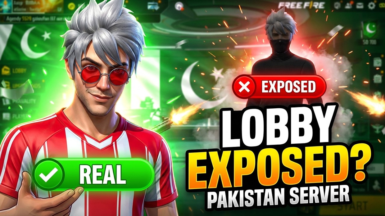 ZABI FF LOBBY EXPOSED? 😱 GM Bhai Dominating Pakistan Server 🇵🇰